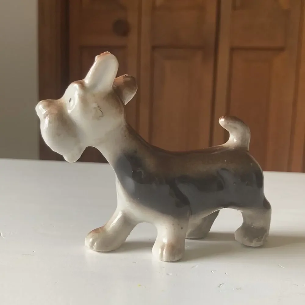 Vintage Porcelain Made in Japan Scottie Dog Figurine